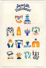 jewish holidays religious art and religious gifts, religion paintings and religion prints for kids, children, babies and nurseries by artists Jane Billman and Gregg Billman