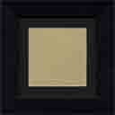 black and gold mat with black frame
